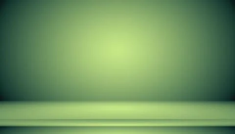 Empty Green Studio well use as background,website template,frame,business report Stock Illustration
