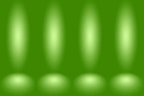 Empty Green Studio well use as background,website template,frame Stock Illustration