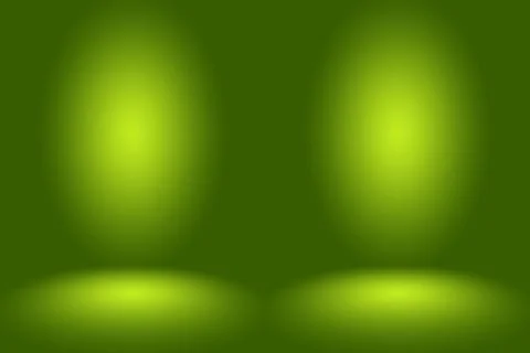 Empty Green Studio well use as background,website template,frame Stock Illustration