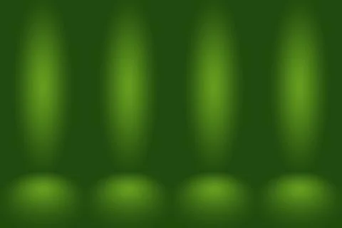 Empty Green Studio well use as background,website template,frame Stock Illustration