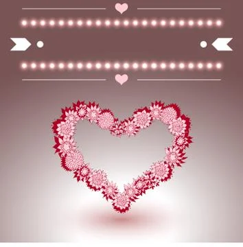 Empty Greeting Card with text-space Illustrazione stock
