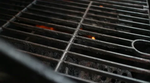Empty Grill CU Stock-Footage 40538964