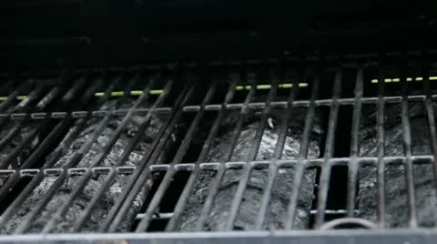 Empty Grill Stock Footage 11800363