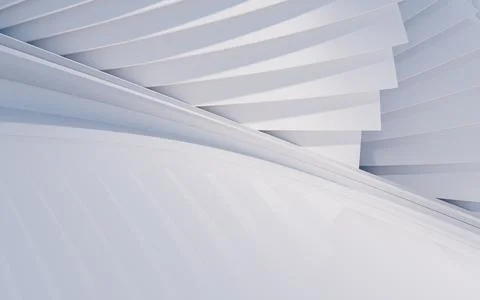 Empty ground with creative geometric structure background, 3d rendering. Illustrazione stock