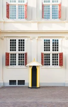 Empty guard booth Stock Photos