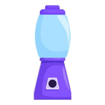 Empty gumball machine waiting for refill cartoon style Stock Illustration