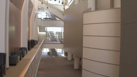 Empty hall of Meydenbauer Center during daytime 스톡 동영상 88040268