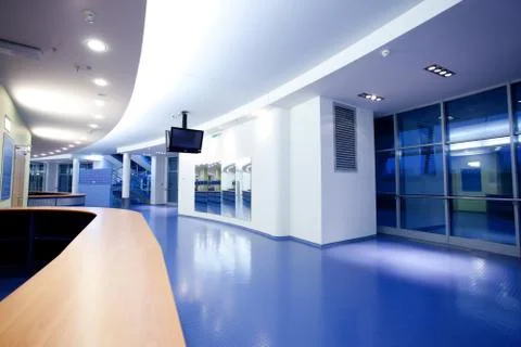 Empty hall Stock Photos