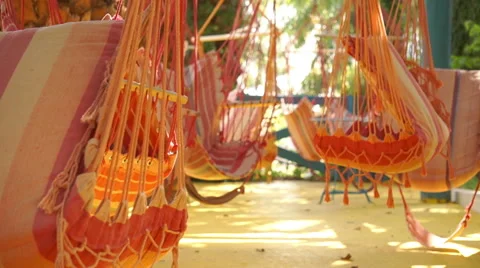 Empty Hammocks Stock Footage 42831251