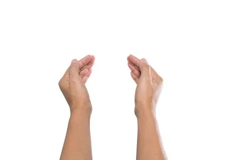 Empty hand showing Stock Photos