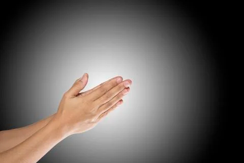 Empty hand showing Stock Photos