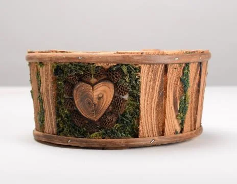 Empty handmade flowerpot Stock-Fotos