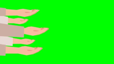 Empty hands of beggars. To beg, to be beggar. Refugees, migrants. Drought thirst Stock Footage 273808433