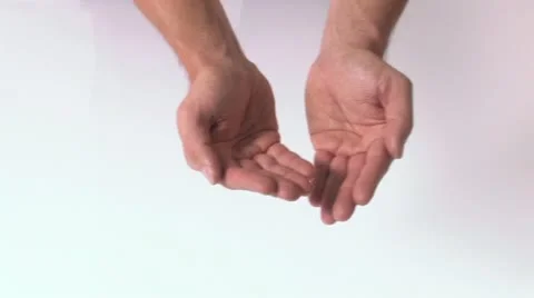 Empty hands Stock Footage 11611422