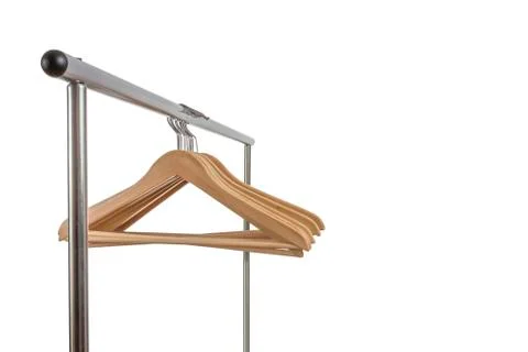 Empty hangers or rack 写真素材