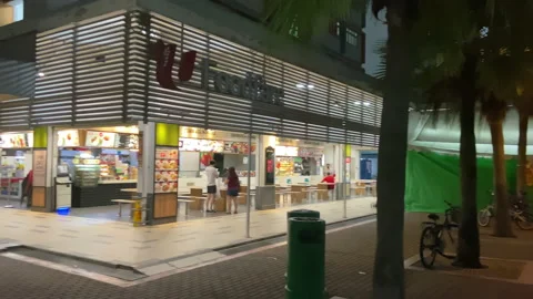 EMPTY HAWKER CENTER 動画素材 132103696