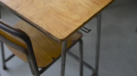 Empty high-school classroom, Chiba Prefecture, Japan Stock Footage 58932071