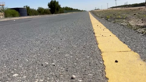 Empty highway and sky in Kuwait 1 Stock Footage 201208990