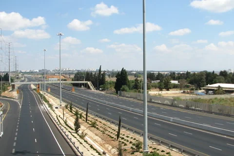 Empty Highway Stock Footage 980656