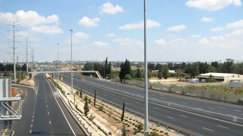 Empty Highway Stock Footage 980706