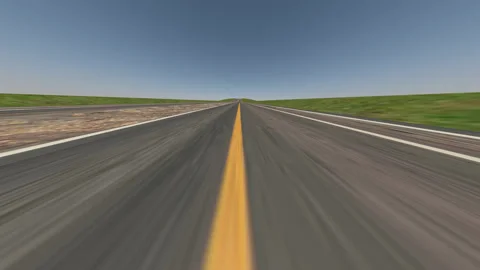 Empty highway loop Stock Footage 169634532