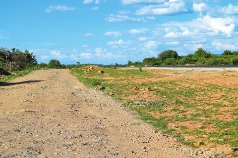 An empty highway in Malawi Stock Photos