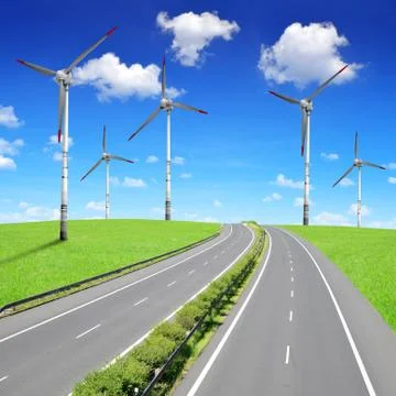 Empty Highway  Stock Photos