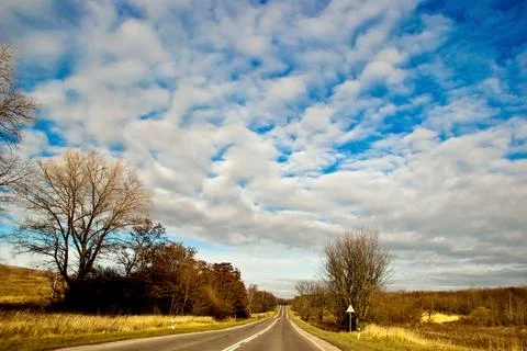 Empty highway Stock Photos
