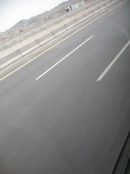 The empty highway road Stock Photos