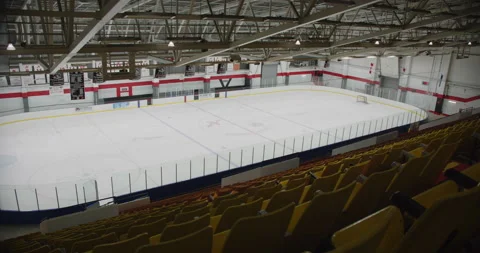 Empty hockey rink Stock Footage 233210320