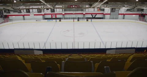 Empty hockey rink Stock Footage 233210783