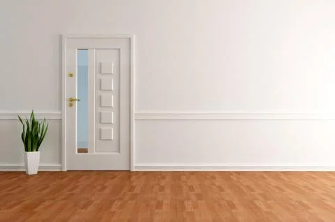 Empty home entry foyer Stock Illustration