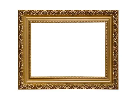 Empty horizontal frame for picture or portrait Stock Photos