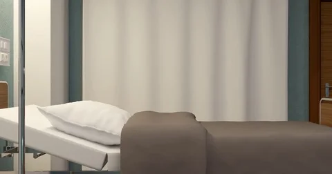 Empty hospital ward Video stock 75794476