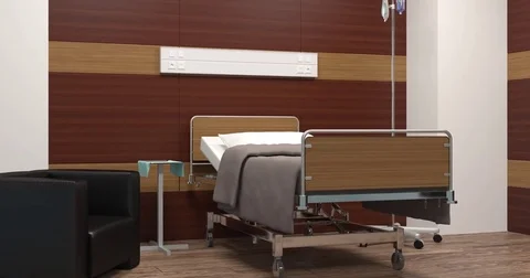 Empty hospital ward Stock Footage 75794917