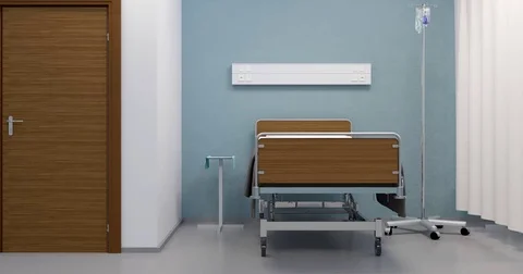 Empty hospital ward Video stock 75795168
