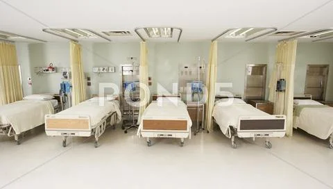 Empty Hospital Ward