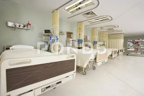 Empty Hospital Ward