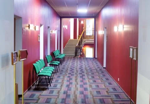 Empty hotel corridor. 写真素材