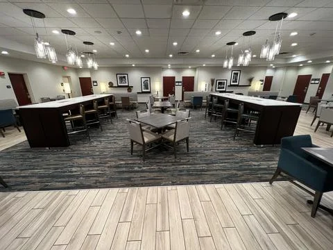 Empty Hotel Lobby Stock Photos