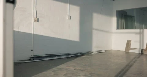 Empty, house and unfinished interior for construction, project and expansion for Stock Footage 341491469