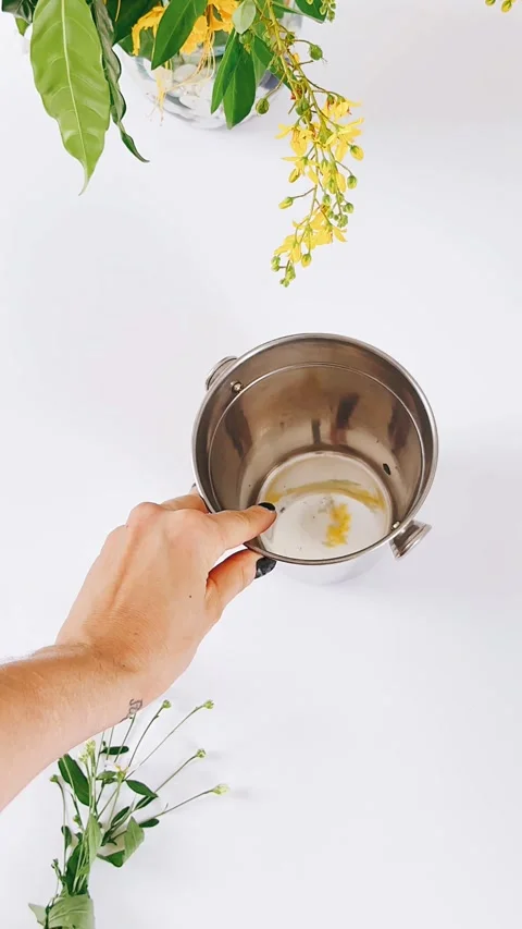 Empty ice bucket, table, setting, preparation, event, party, celebration, Stock Footage 278490407