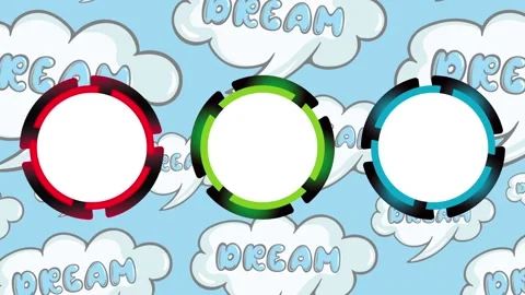 Empty icons in dreams Stock Footage 96377242