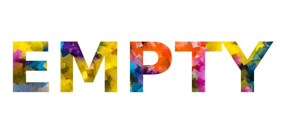 EMPTY Stock Illustration