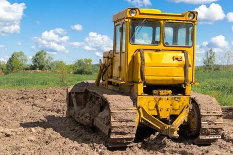 Empty Industrial Earth Moving Machine Stock Photos