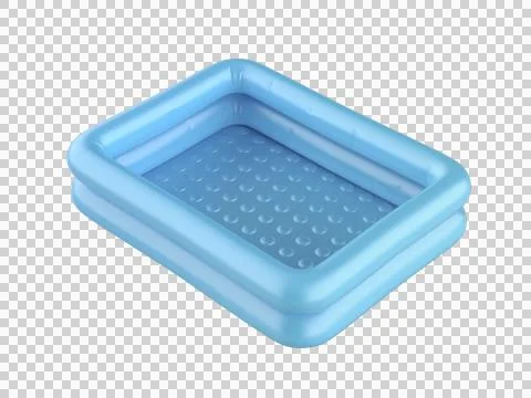 Empty inflatable pool Stock Illustration