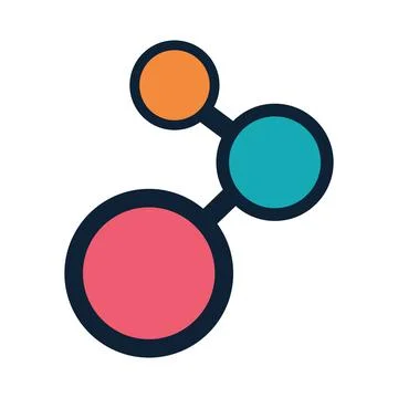 Empty Infographic Circle Step Structure Illustrazione stock