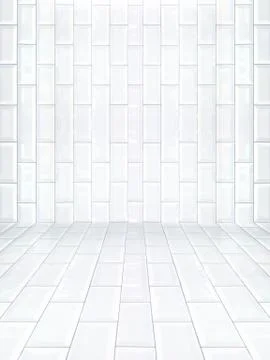 Empty interior with ceramic tile Foto stock