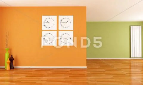 Empty interior Stock Illustration