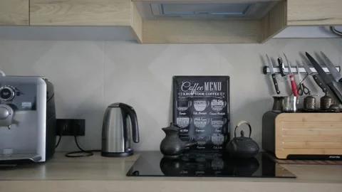 Empty Interior Of Modern Design Office nobody no people Stock Footage 144553493